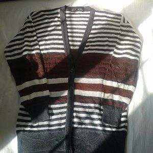 ESCADA - long striped summer cardigan